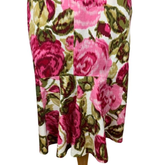 Lafayette 148 Floral Bustier Sheath Dress 4 - Picture 5 of 7